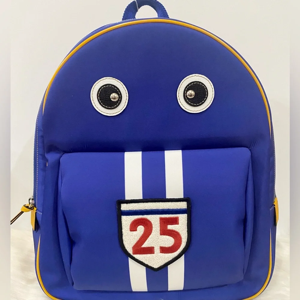 Gucci Kids Backpack Cars Nylon Blue - Picture 9 of 14